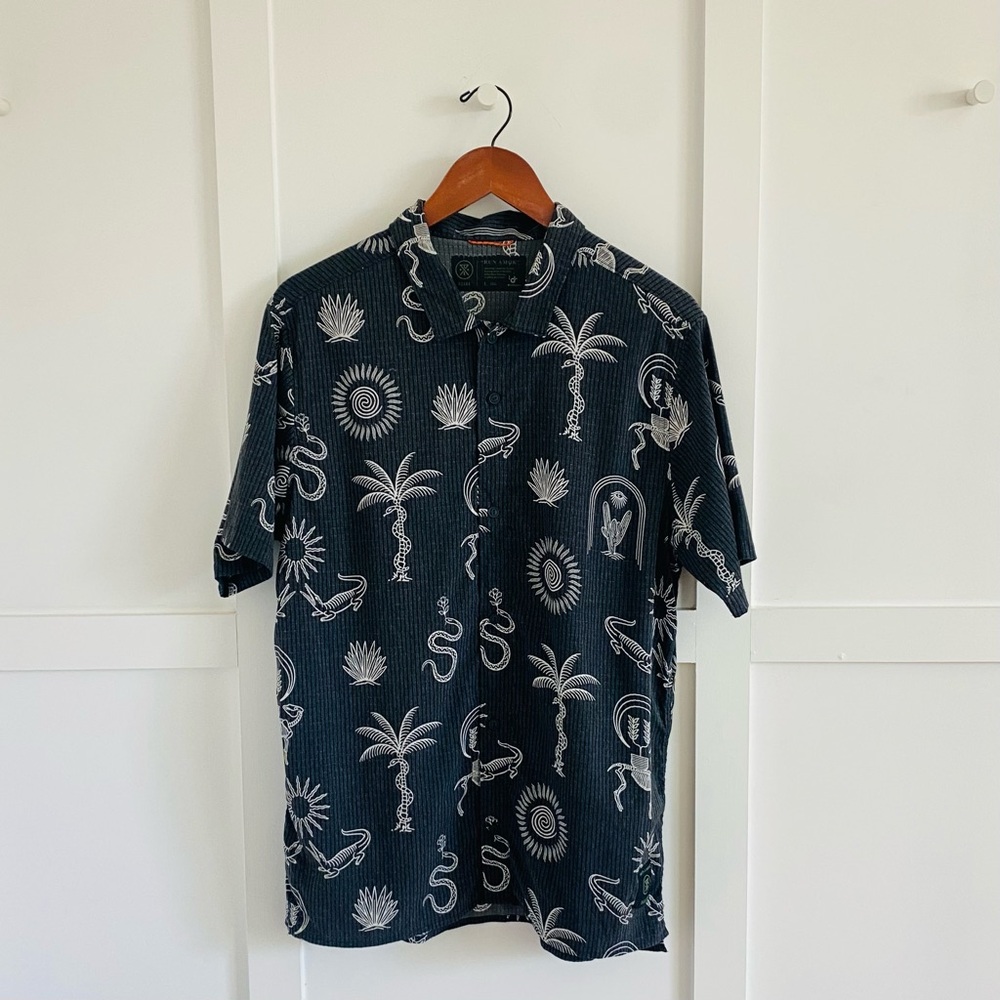 Roark charcoal bless up Pattern Shirt